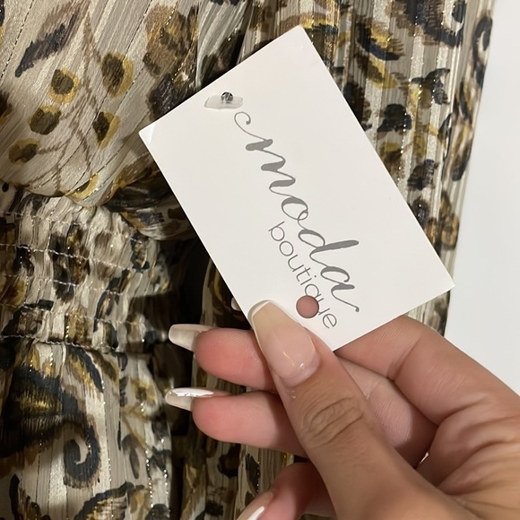 NWT PEACH LOVE CALIFORNIA 🌸 host pick 🌸 women’s bohemian mini dress! ( - Picture 6 of 9